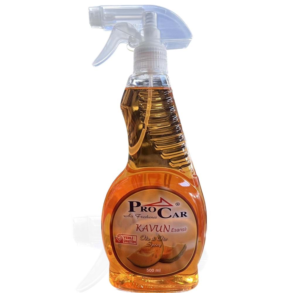 PROCAR KOKU SPREY 500 ML. OTO VE ODA PARFÜMÜ ÇEŞİTLERİ