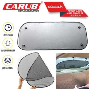 CARUB PERDE ARKA CAM OVAL VANTUZLU 100X50