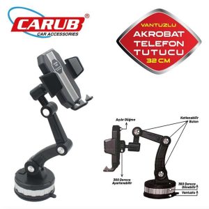 CARUB TELEFON TUTUCU AKROBAT 32CM VANTUZLU