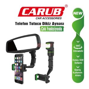 CARUB TELEFON TUTUCU DİKİZ AYNA ÇOK FONKSİYONLU