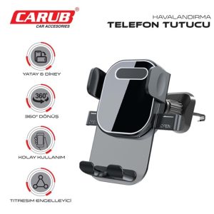 CARUB TELEFON TUTUCU HAVALANDIRMA ŞEFFAF